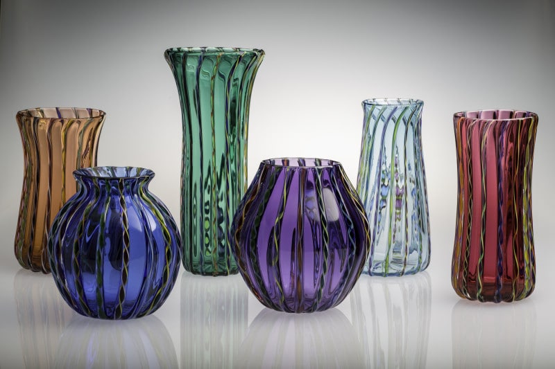Raised Cane Vases